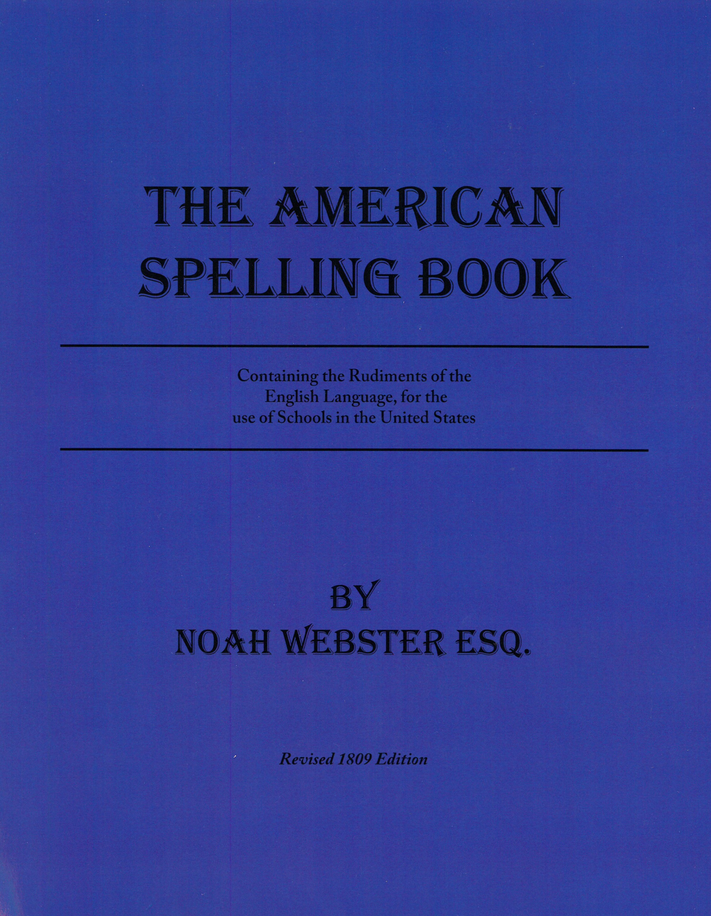 The American Spelling Book