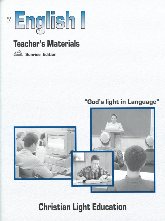 English 1 Teacher Material for Light Units 1-5