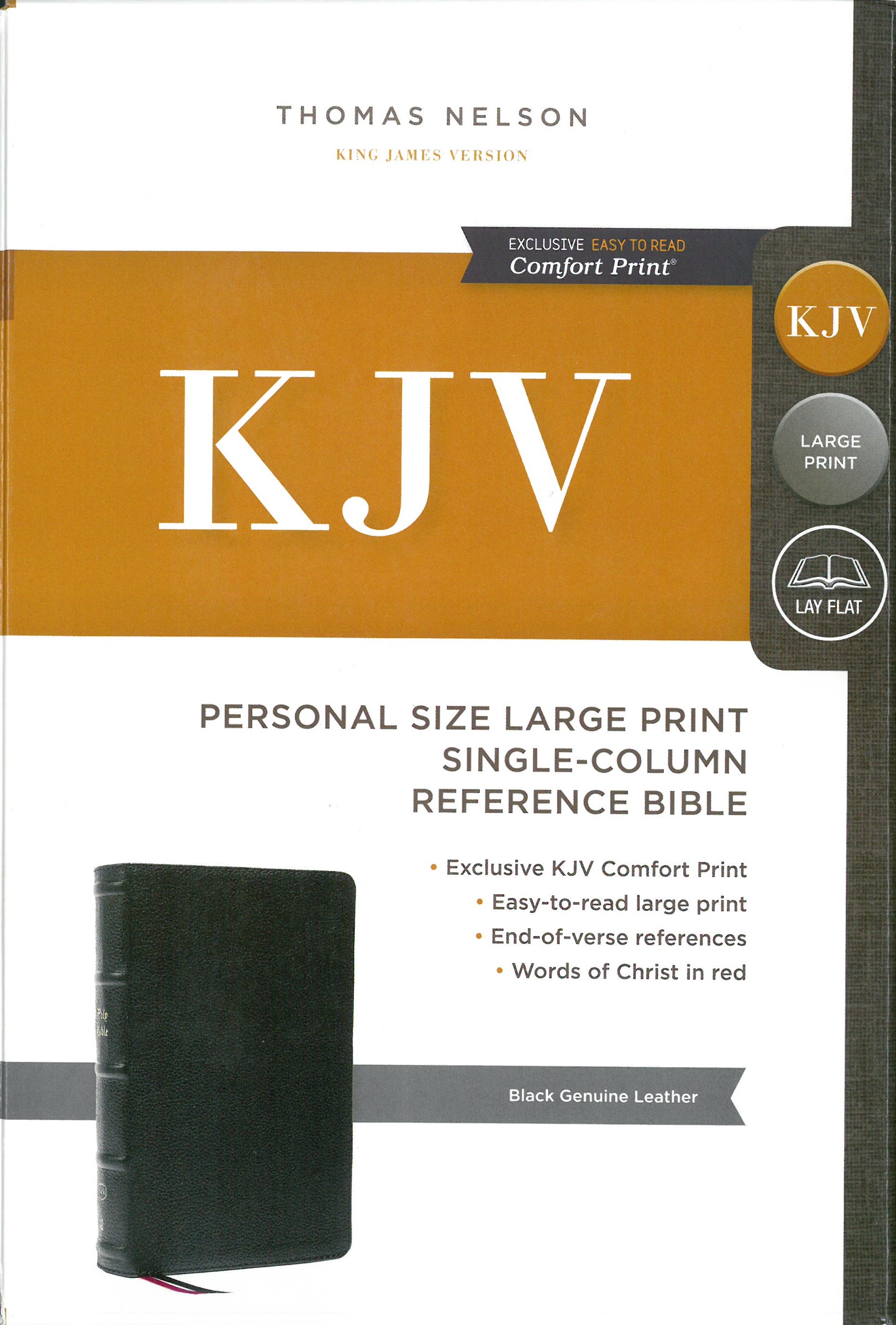 Thomas Nelson Single-Column Large Print Reference Bible