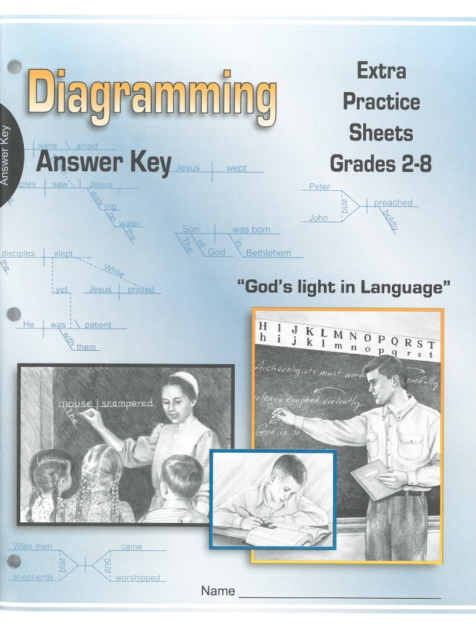 Diagramming Extra Practice Sheets Answer Key