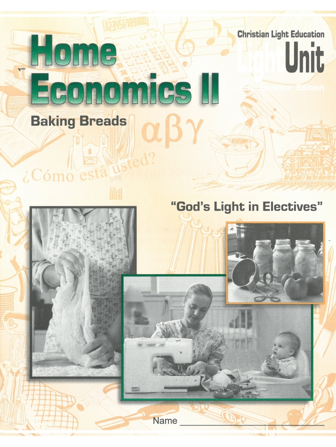 CLE Home Economics 2 - Baking Breads