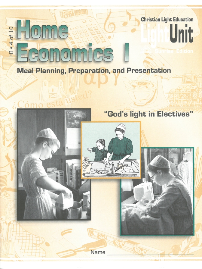 CLE Home Economics 1 - Meal Planning, Preparation, & Presentation