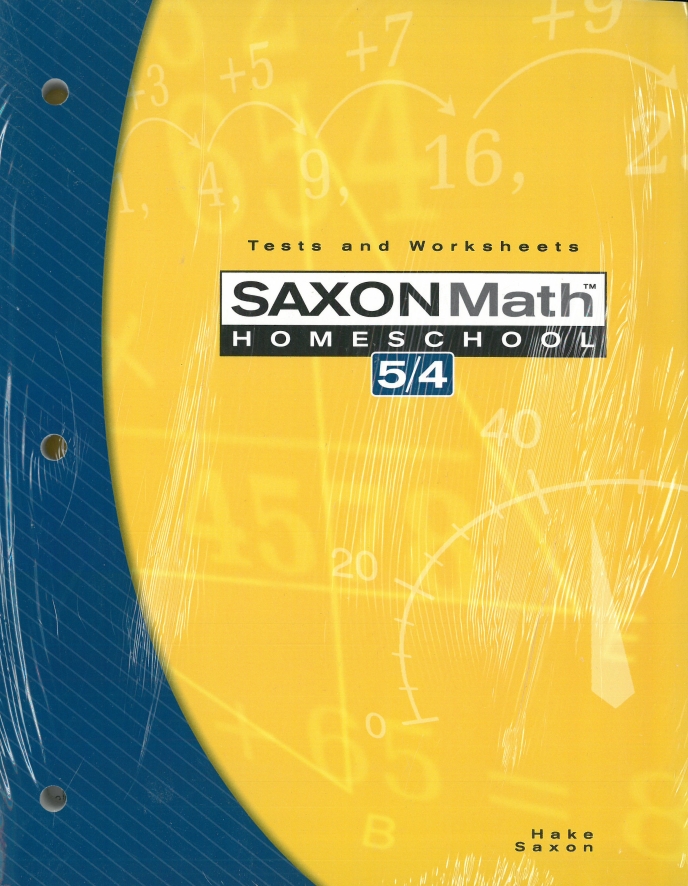 Saxon Math 5/4 Homeschool Kit