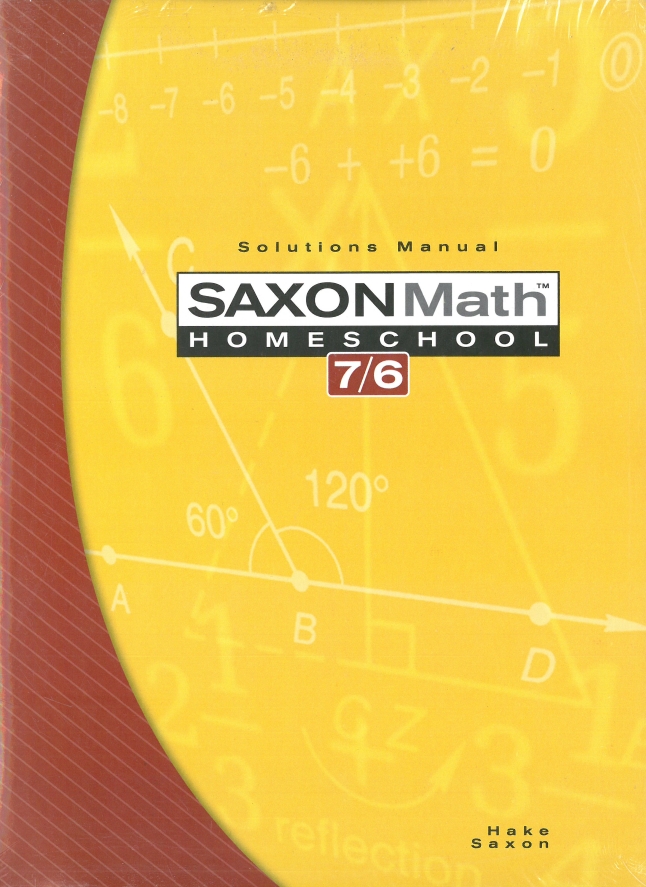 Saxon Math 7/5 Homeschool Kit