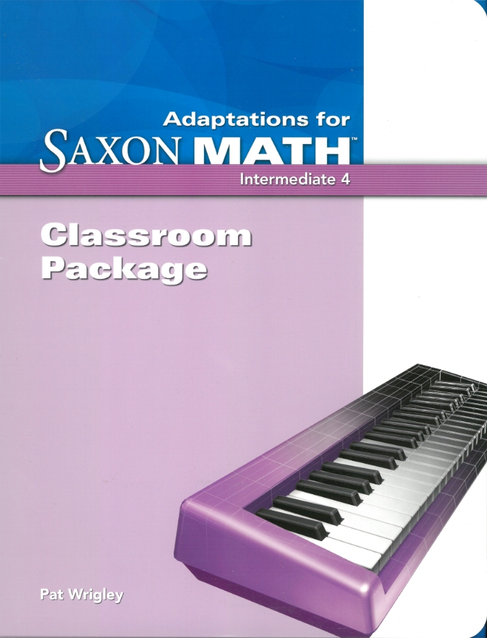 Saxon Intermediate 4 Adaptations Classroom Package - OP