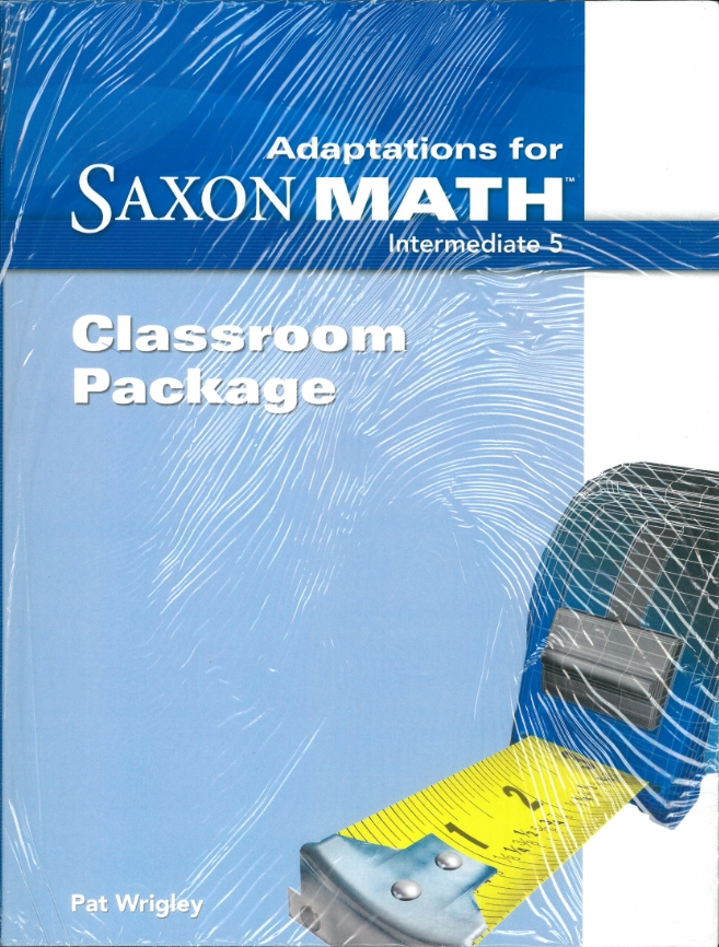 Saxon Intermediate 5 Adaptations Classroom Package