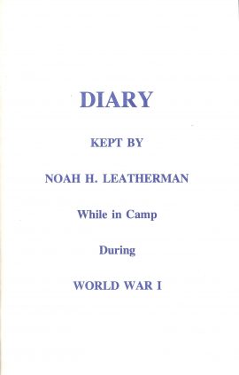 Diary of Noah Leatherman